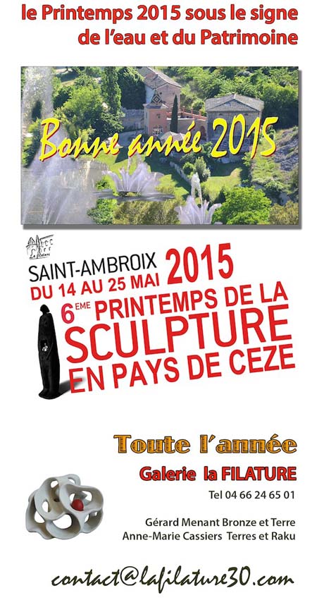 Le Printemps 2015 sous le signe de l'eau et du patrimoine Le Printemps 2015 sous le signe de l'eau et du patrimoine